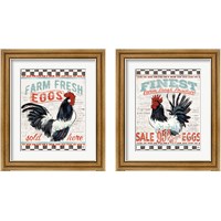 Framed 'Morning News 2 Piece Framed Art Print Set' border=