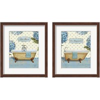 Framed 'Thinking of You Bath 2 Piece Framed Art Print Set' border=