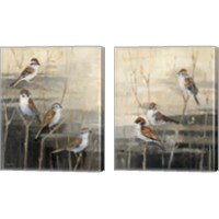 Framed 'Evening Sanctuary 2 Piece Canvas Print Set' border=