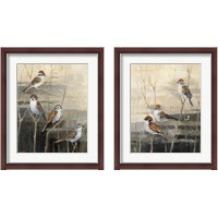 Framed 'Evening Sanctuary 2 Piece Framed Art Print Set' border=