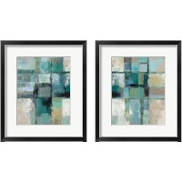 Framed 'Island Hues 2 Piece Framed Art Print Set' border=