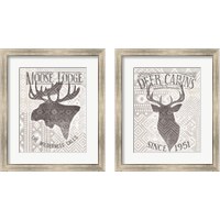 Framed 'Soft Lodge 2 Piece Framed Art Print Set' border=