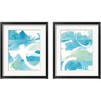 Framed 'Coastal Feel 2 Piece Framed Art Print Set' border=