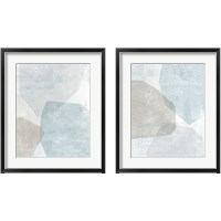 Framed 'Pensive 2 Piece Framed Art Print Set' border=