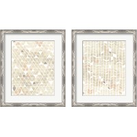 Framed 'Pattern Intersect 2 Piece Framed Art Print Set' border=