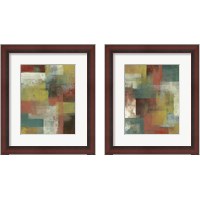 Framed 'Amelia Island Blue 2 Piece Framed Art Print Set' border=