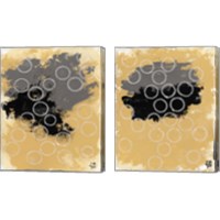 Framed 'Disco Lemon Juice 2 Piece Canvas Print Set' border=