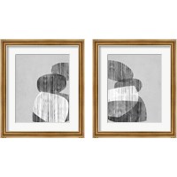Framed 'Unseated  2 Piece Framed Art Print Set' border=