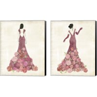 Framed 'Garland Gown 2 Piece Canvas Print Set' border=