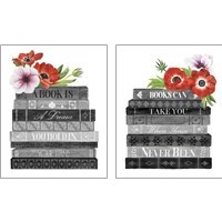 Framed 'Book Dream 2 Piece Art Print Set' border=