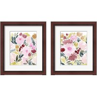 Framed 'Rose Rays 2 Piece Framed Art Print Set' border=