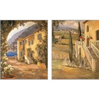 Framed 'Scenic Italy  2 Piece Art Print Set' border=