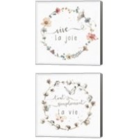 Framed 'Country Weekend French 2 Piece Canvas Print Set' border=