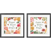 Framed 'Harvest Bouquet  2 Piece Framed Art Print Set' border=