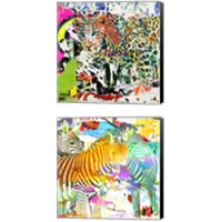 Framed 'Camouflage  2 Piece Canvas Print Set' border=