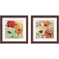 Framed 'Gemme in Fiore 2 Piece Framed Art Print Set' border=