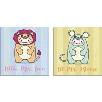 Framed 'Li'l Mouse 2 Piece Art Print Set' border=