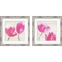 Framed 'Classic Tulips 2 Piece Framed Art Print Set' border=