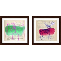 Framed 'Memories of the Wild 2 Piece Framed Art Print Set' border=