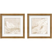 Framed 'Tidal Waves 2 Piece Framed Art Print Set' border=