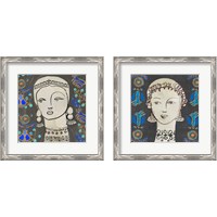 Framed 'Astrea & Selene 2 Piece Framed Art Print Set' border=