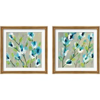 Framed 'Whimsical Branch 2 Piece Framed Art Print Set' border=