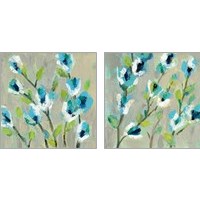 Framed 'Whimsical Branch 2 Piece Art Print Set' border=