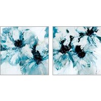 Framed 'Blue Crush 2 Piece Art Print Set' border=