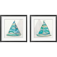 Framed 'Smooth Sailing 2 Piece Framed Art Print Set' border=