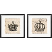 Framed 'Royalty  2 Piece Framed Art Print Set' border=