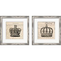 Framed 'Royalty  2 Piece Framed Art Print Set' border=