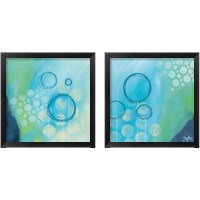 Framed 'Bubble Toes 2 Piece Framed Art Print Set' border=