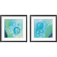 Framed 'Bubble Toes 2 Piece Framed Art Print Set' border=