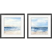 Framed 'Surf and Sails 2 Piece Framed Art Print Set' border=