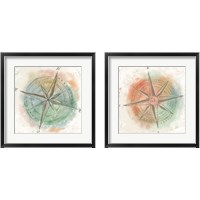 Framed 'Explore the World 2 Piece Framed Art Print Set' border=