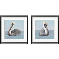 Framed 'Pelican Wash 2 Piece Framed Art Print Set' border=