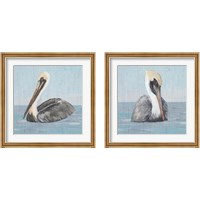 Framed 'Pelican Wash 2 Piece Framed Art Print Set' border=