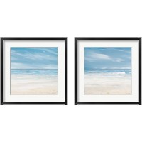 Framed 'Misty Coastal Days 2 Piece Framed Art Print Set' border=