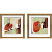 Framed 'Afternoon in the City 2 Piece Framed Art Print Set' border=