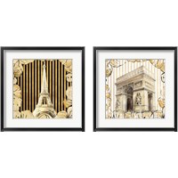 Framed Golden Paris 2 Piece Framed Art Print Set