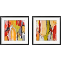 Framed 'City Symphony 2 Piece Framed Art Print Set' border=