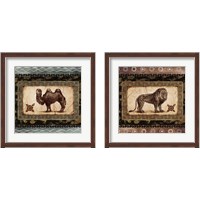 Framed African Expression Square 2 Piece Framed Art Print Set