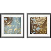 Framed 'Botanical Silhouettes 2 Piece Framed Art Print Set' border=