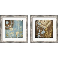 Framed 'Botanical Silhouettes 2 Piece Framed Art Print Set' border=