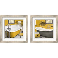 Framed 'Sunny Bath 2 Piece Framed Art Print Set' border=