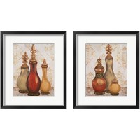 Framed 'Jeweled Accents 2 Piece Framed Art Print Set' border=