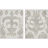 Framed 'Shadow Ikat 2 Piece Art Print Set' border=