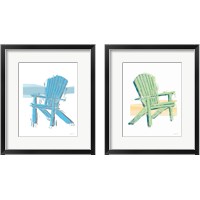 Framed 'Easy Life 2 Piece Framed Art Print Set' border=