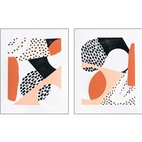 Framed 'Luminous Tumble 2 Piece Art Print Set' border=