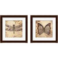 Framed 'Butterfly 2 Piece Framed Art Print Set' border=